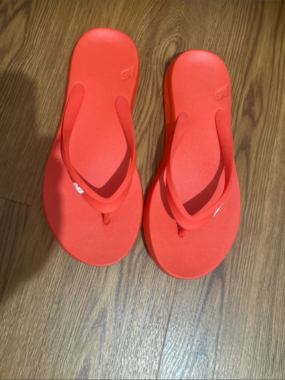 New Balance Orange Women's Flip Flop Sandals